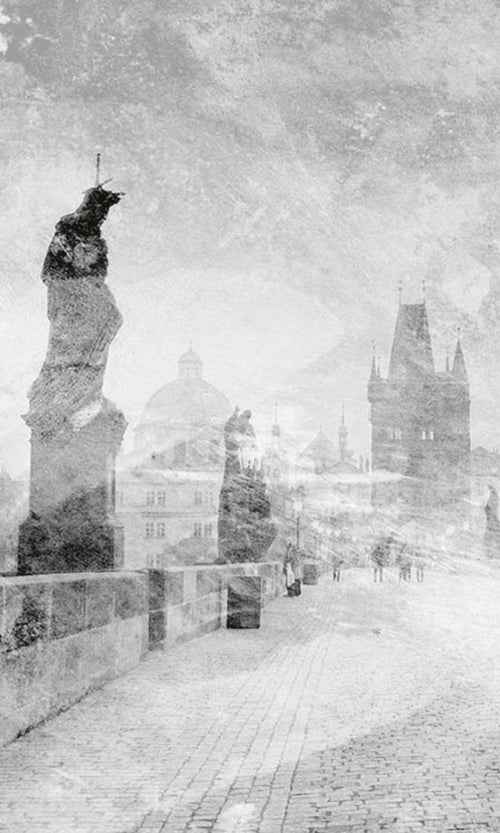 dimex charles bridge abstract ii Fotomural Tejido No Tejido 150x250cm 2 Tiras | Yourdecoration.es