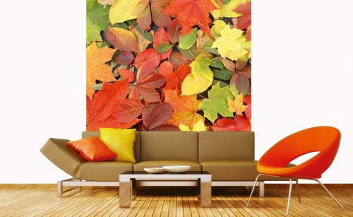 dimex colourful leaves Fotomural Tejido No Tejido 225x250cm 3 Tiras Ambiente 502ec960 b724 46a6 acb7 786f0755a3a5 | Yourdecoration.es