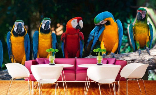 dimex colourful macaw Fotomural Tejido No Tejido 375x250cm 5 Tiras Ambiente 1c0d6a96 ae53 4afa ba29 69a8c2337001 | Yourdecoration.es