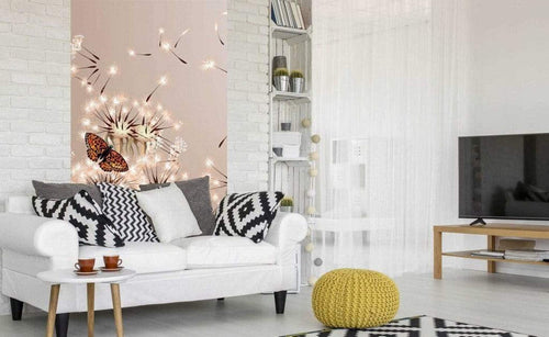 dimex dandelions and butterfly Fotomural Tejido No Tejido 150x250cm 2 Tiras Ambiente 1c36b29b ae48 4a78 8662 750a7e930cb9 | Yourdecoration.es