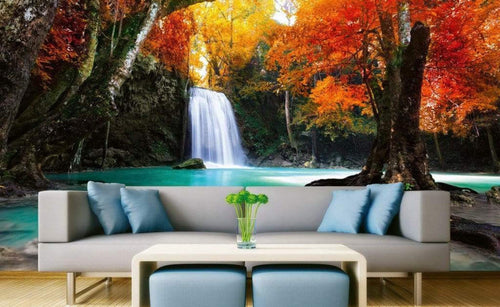 dimex deep forest waterfall Fotomural Tejido No Tejido 375x250cm 5 Tiras Ambiente add6f134 c09f 4219 954b 3536ec05b482 | Yourdecoration.es