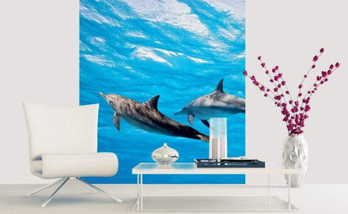 dimex dolphins Fotomural Tejido No Tejido 225x250cm 3 Tiras Ambiente d1cad996 ebf1 4754 8af3 82015dccae14 | Yourdecoration.es