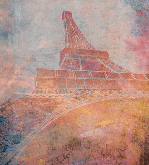 dimex eiffel tower abstract ii Fotomural Tejido No Tejido 225x250cm 3 Tiras | Yourdecoration.es