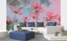 dimex pink flower abstract Fotomural Tejido No Tejido 375x250cm 5 Tiras Ambiente | Yourdecoration.es