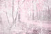 dimex pink forest abstract Fotomural Tejido No Tejido 375x250cm 5 Tiras | Yourdecoration.es