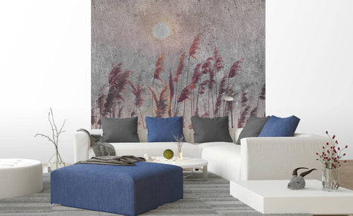 dimex reed abstract Fotomural Tejido No Tejido 225x250cm 3 Tiras Ambiente | Yourdecoration.es