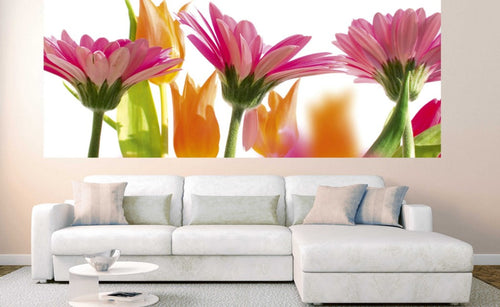 dimex spring flowers Fotomural Tejido No Tejido 375x150cm 5 Tiras Ambiente | Yourdecoration.es