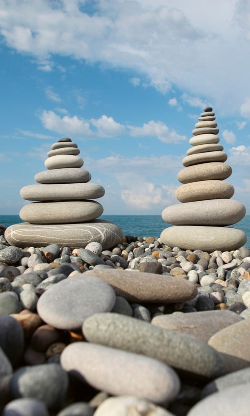 dimex stack of stones Fotomural Tejido No Tejido 150x250cm 2 Tiras | Yourdecoration.es