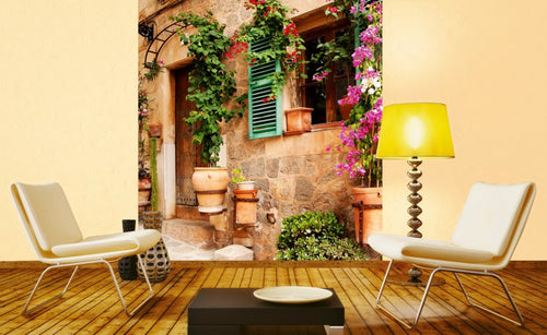 dimex street garden Fotomural Tejido No Tejido 225x250cm 3 Tiras Ambiente | Yourdecoration.es