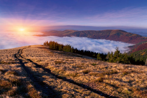 dimex sunrise in mountains Fotomural Tejido No Tejido 375x250cm 5 Tiras | Yourdecoration.es