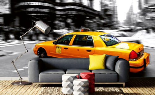 dimex taxi Fotomural Tejido No Tejido 375x250cm 5 Tiras Ambiente | Yourdecoration.es