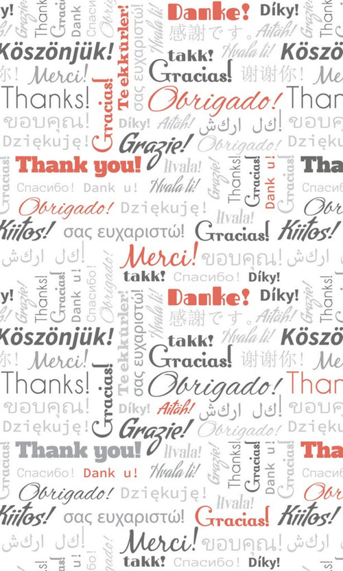 dimex thank you Fotomural Tejido No Tejido 150x250cm 2 Tiras | Yourdecoration.es