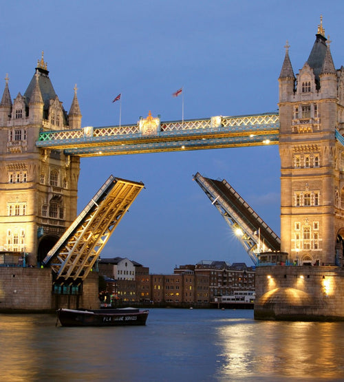 dimex tower bridge night Fotomural Tejido No Tejido 225x250cm 3 Tiras | Yourdecoration.es