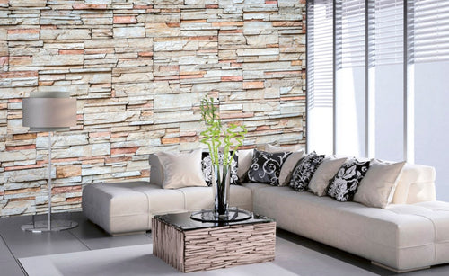 dimex travertine Fotomural Tejido No Tejido 375x250cm 5 Tiras Ambiente | Yourdecoration.es