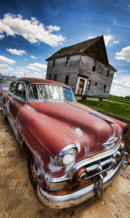 dimex veteran car Fotomural Tejido No Tejido 150x250cm 2 Tiras | Yourdecoration.es