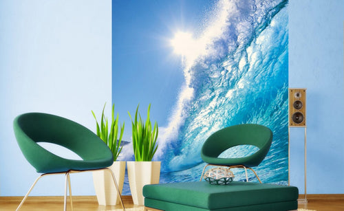 dimex wave Fotomural Tejido No Tejido 225x250cm 3 Tiras Ambiente | Yourdecoration.es