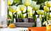 dimex white tulips Fotomural Tejido No Tejido 375x250cm 5 Tiras Ambiente | Yourdecoration.es