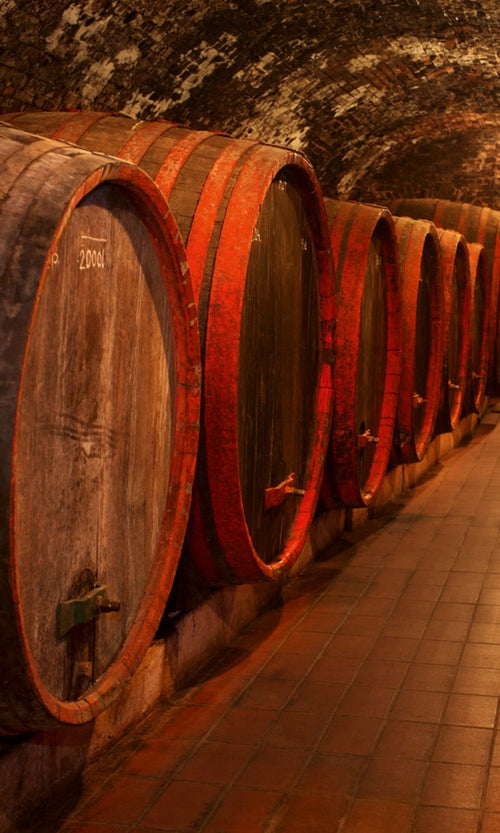 dimex wine barrels Fotomural Tejido No Tejido 150x250cm 2 Tiras | Yourdecoration.es