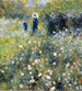 dimex woman in garden Fotomural Tejido No Tejido 225x250cm 3 Tiras | Yourdecoration.es