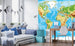 dimex world map Fotomural Tejido No Tejido 225x250cm 3 Tiras Ambiente | Yourdecoration.es