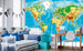 dimex world map Fotomural Tejido No Tejido 375x250cm 5 Tiras Ambiente | Yourdecoration.es