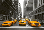 dimex yellow taxi Fotomural Tejido No Tejido 375x250cm 5 Tiras | Yourdecoration.es