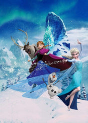 dx4 014 komar frozen elsas magic Fotomural Tejido No Tejido 200x280cm 4 Tiras | Yourdecoration.es