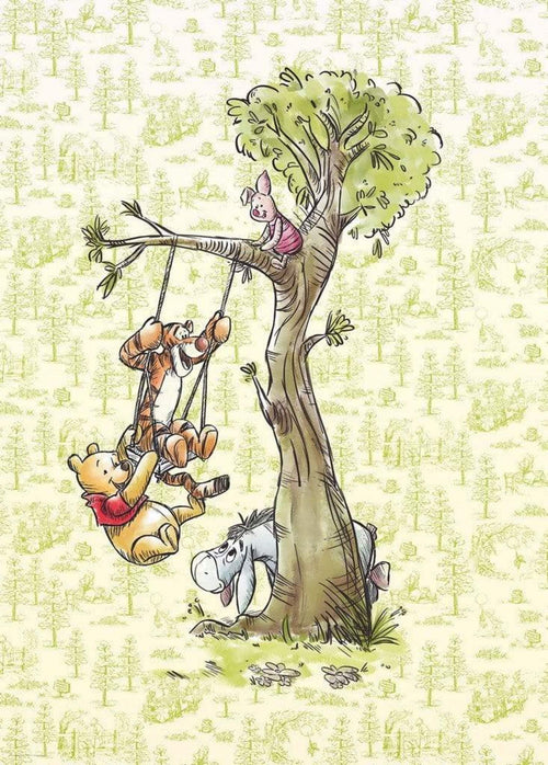 dx4 017 komar winnie pooh in the wood Fotomural Tejido No Tejido 200x280cm 4 Tiras 07985cca 1183 405a 9ed9 820a784c7bc5 | Yourdecoration.es