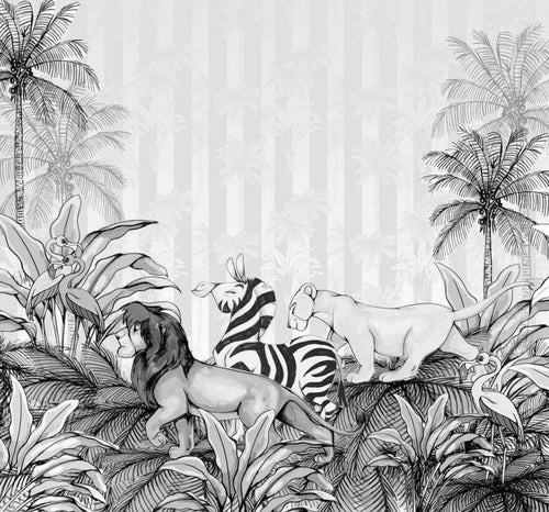 dx6 009 komar lion king monochrome Fotomural Tejido No Tejido 300x280cm 6 Tiras 759e7cf0 1a59 4e3b b45b adba1f0d8621 | Yourdecoration.es