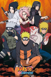 GBeye Naruto Shippuden group Póster 61x91.5cm | Yourdecoration.es