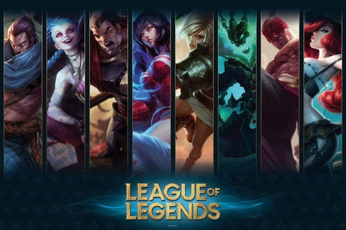 GBeye League of Legends Champions Póster 91.5x61cm | Yourdecoration.es