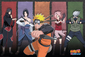 Gbeye Naruto Shippuden Naruto And Allies Póster 91 5X61cm | Yourdecoration.es