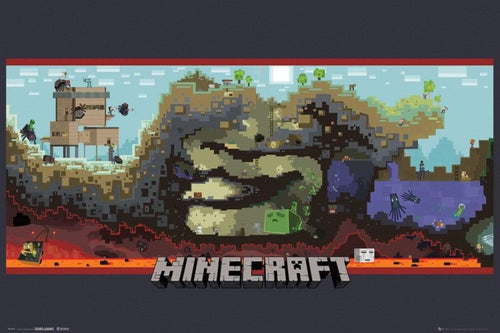 GBeye Minecraft Underground Póster 91,5x61cm | Yourdecoration.es