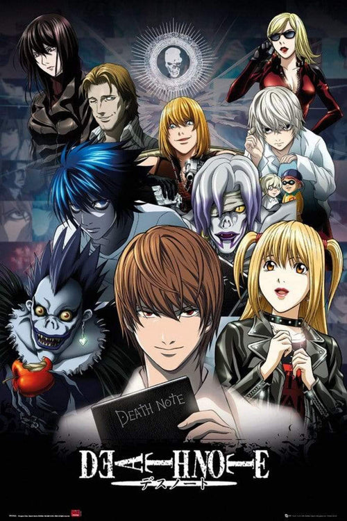 GBeye Death Note Collage Póster 61x91,5cm | Yourdecoration.es