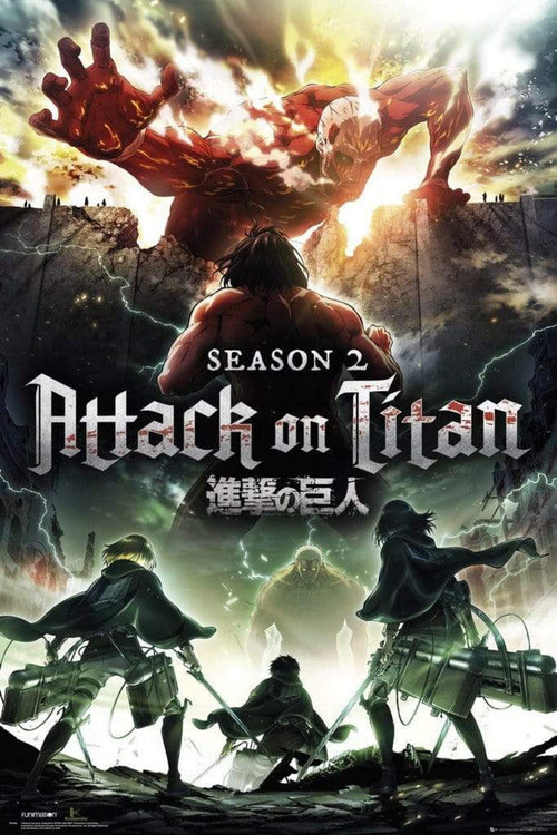 GBeye Attack on Titan Season 2 Key Art Póster 61x91,5cm | Yourdecoration.es