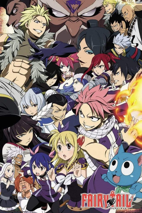 GBeye Fairy Tail Season 6 Key Art Póster 61x91,5cm | Yourdecoration.es