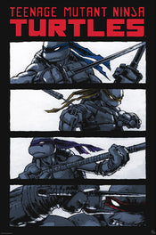 Gbeye GBYDCO186 Tmnt Comics Black And White Póster 61x 91-5cm | Yourdecoration.es