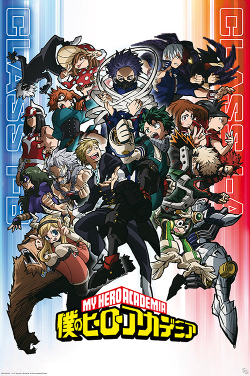 gbeye gbydco243 my hero academia class 1 a vs 1 b Póster 61x91 5cm | Yourdecoration.es