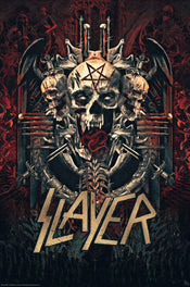 gbeye gbydco300 slayer skullagramm Póster 61x91 5cm | Yourdecoration.es