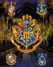 GBeye Harry Potter House Crests Póster 40x50cm | Yourdecoration.es