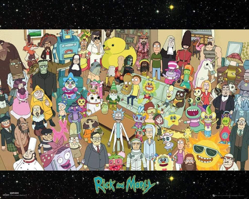 GBeye Rick and Morty Cast Póster 50x40cm | Yourdecoration.es