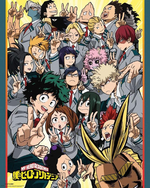 GBeye My Hero Academia School Compilation Póster 40x50cm | Yourdecoration.es