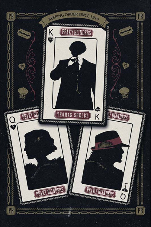 GBeye Peaky Blinders Cards Póster 61x91,5cm | Yourdecoration.es