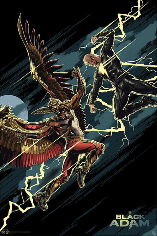 gebeye gbydco071 dc comics black adam vs hawkman Póster 61x91 5cm | Yourdecoration.es