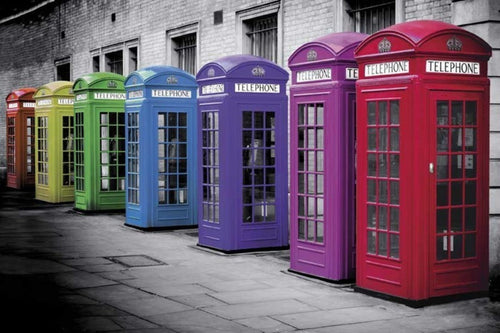 Grupo Erik GPE4719 Phone Boxs London Phone Box Póster 91,5X61cm | Yourdecoration.es