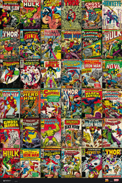 Grupo Erik GPE4785 Marvel Comics Classic Covers Póster 61X91,5cm | Yourdecoration.es