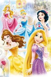 Grupo Erik GPE4803 Disney Princess Group Póster 61X91,5cm | Yourdecoration.es