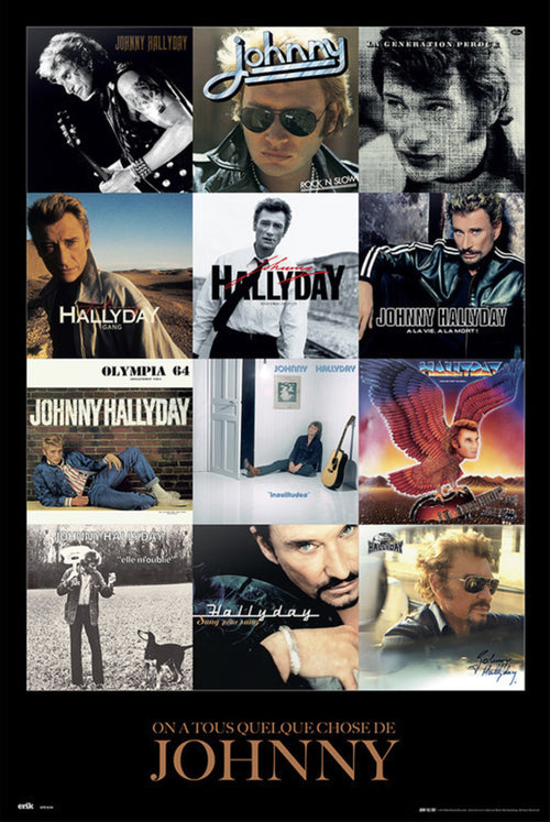 Grupo Erik GPE5234 Johnny Hallyday Covers Póster 61X91,5cm | Yourdecoration.es