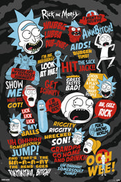 Grupo Erik GPE5241 Rick And Morty Quotes Póster 61X91,5cm | Yourdecoration.es