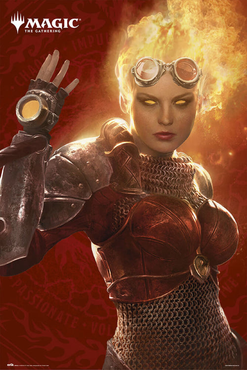 Grupo Erik GPE5422 Magic The Gathering Chandra Póster 61X91,5cm | Yourdecoration.es